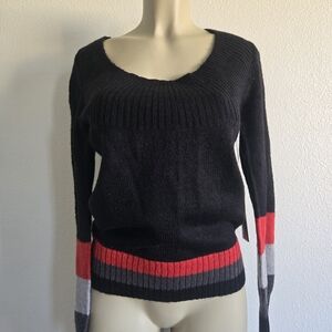 Black and Red Women's Sweater